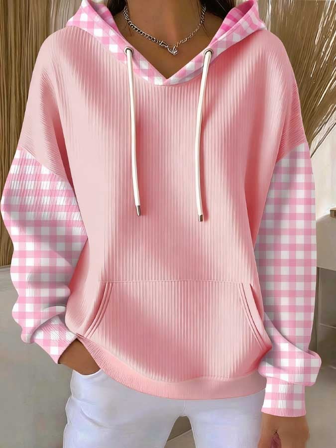 Women's Breast Cancer Awareness Casual Hoodie