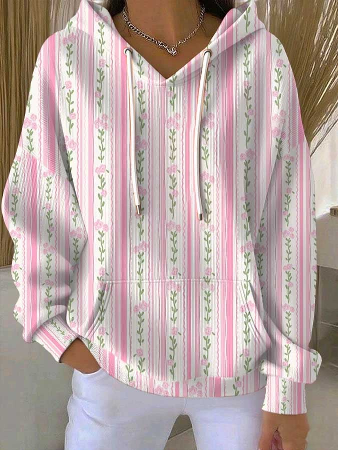 Women's Breast Cancer Awareness Casual Hoodie